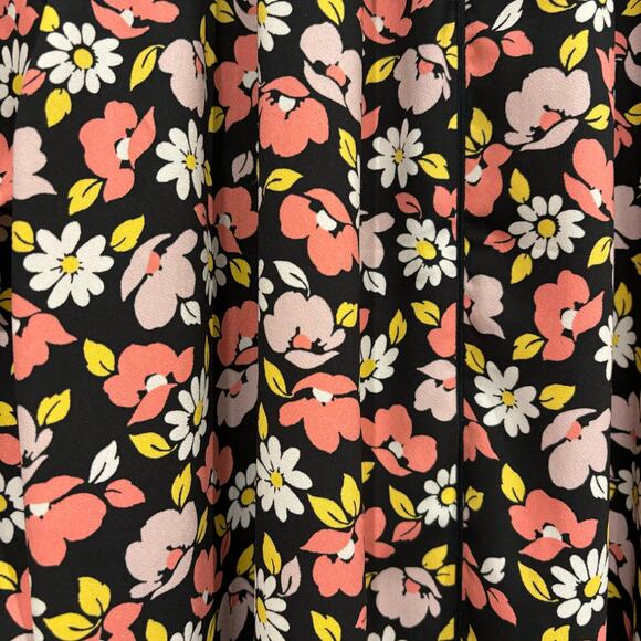 Kate Spade Road Trip Floral Shift Dress NWOT Chic Feminine Smocked Ruffle Dress - Picture 6 of 10